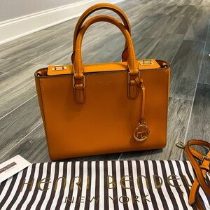 Henri Bendel Saffiano Handbag